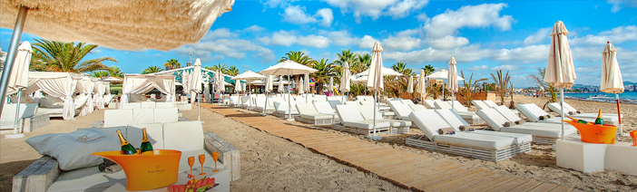 Beach Club en Ibiza